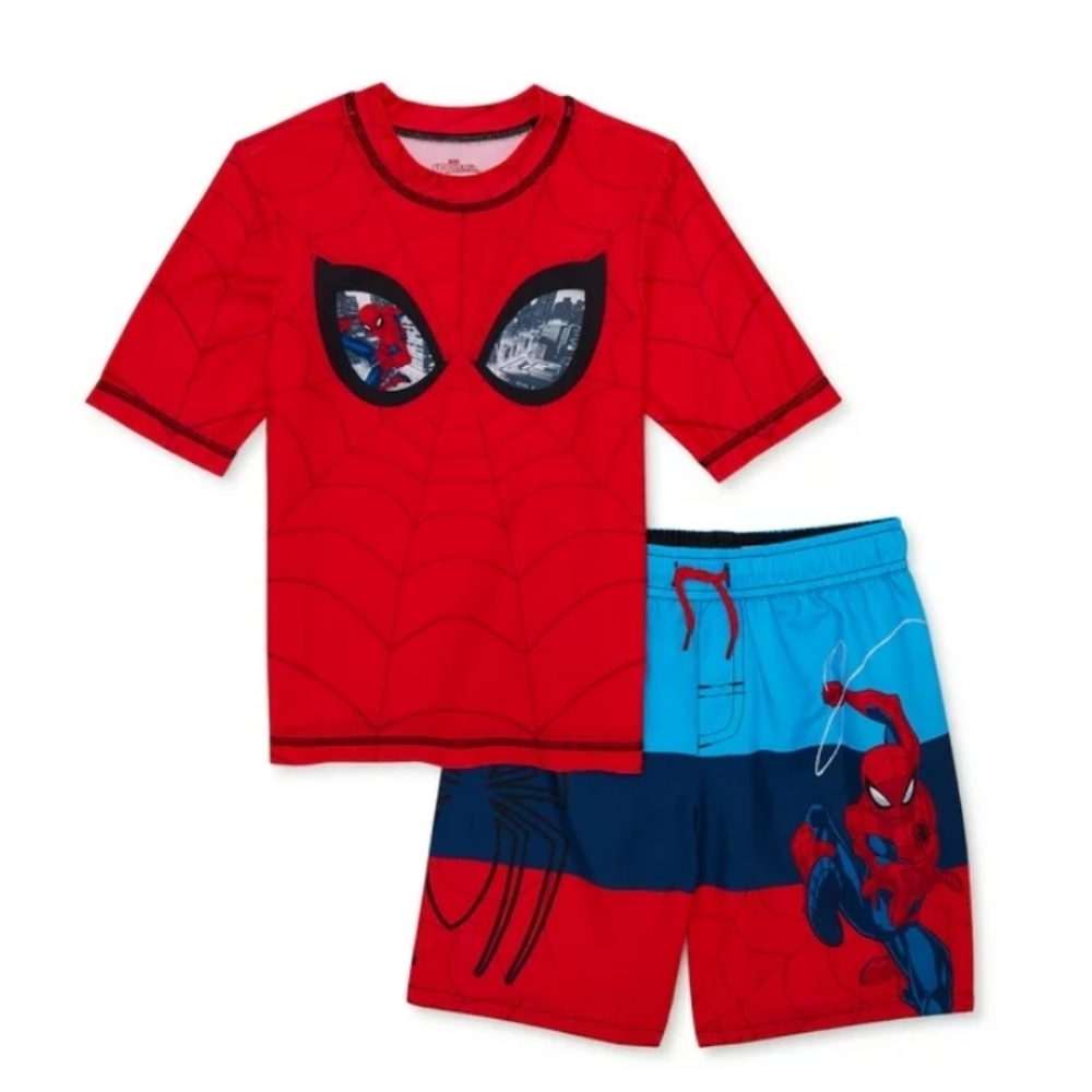 Spider-Man Swim Set Boys Size 7